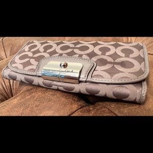 Coach trifold wallet